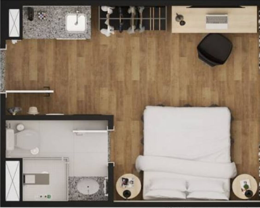 Kitnet-Studio, 19 m² - Foto 5