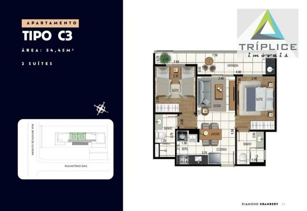 Apartamento, 2 quartos, 61 m² - Foto 8