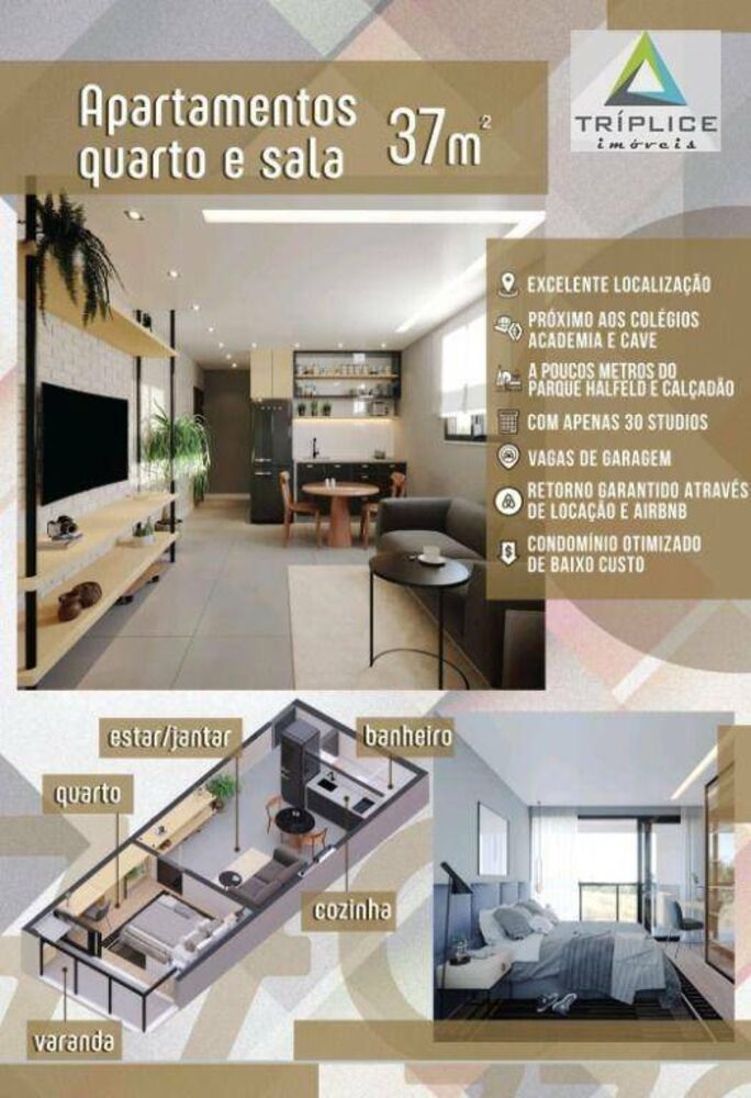 Kitnet e Studio à venda com 1 quarto, 37m² - Foto 31