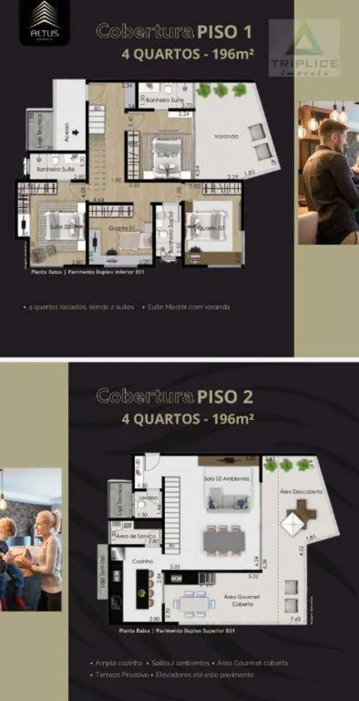 Cobertura, 3 quartos, 151 m² - Foto 11