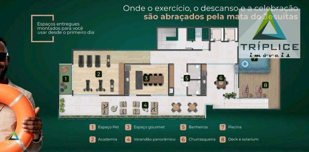 Apartamento à venda com 2 quartos, 64m² - Foto 2
