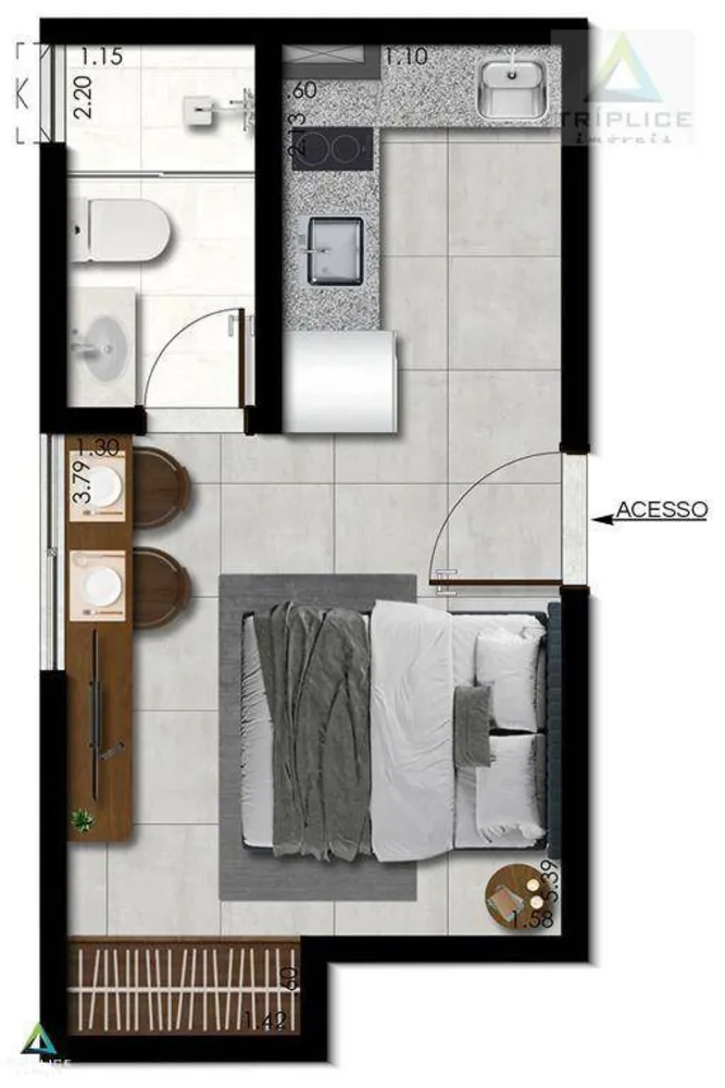 Apartamento, 2 quartos, 47 m² - Foto 6