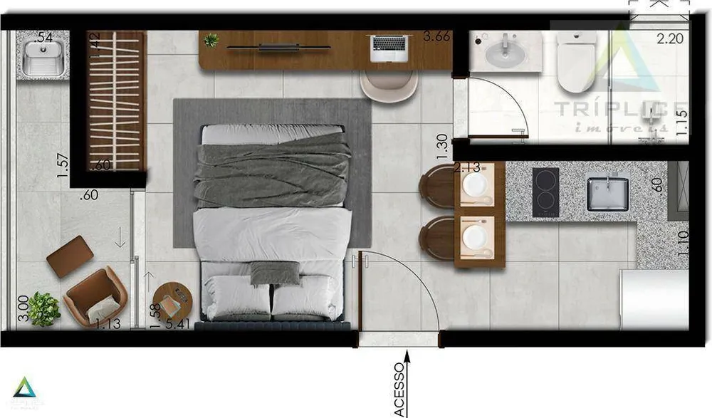 Apartamento, 2 quartos, 47 m² - Foto 12