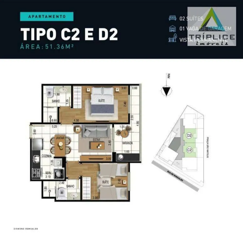 Apartamento, 2 quartos, 58 m² - Foto 15
