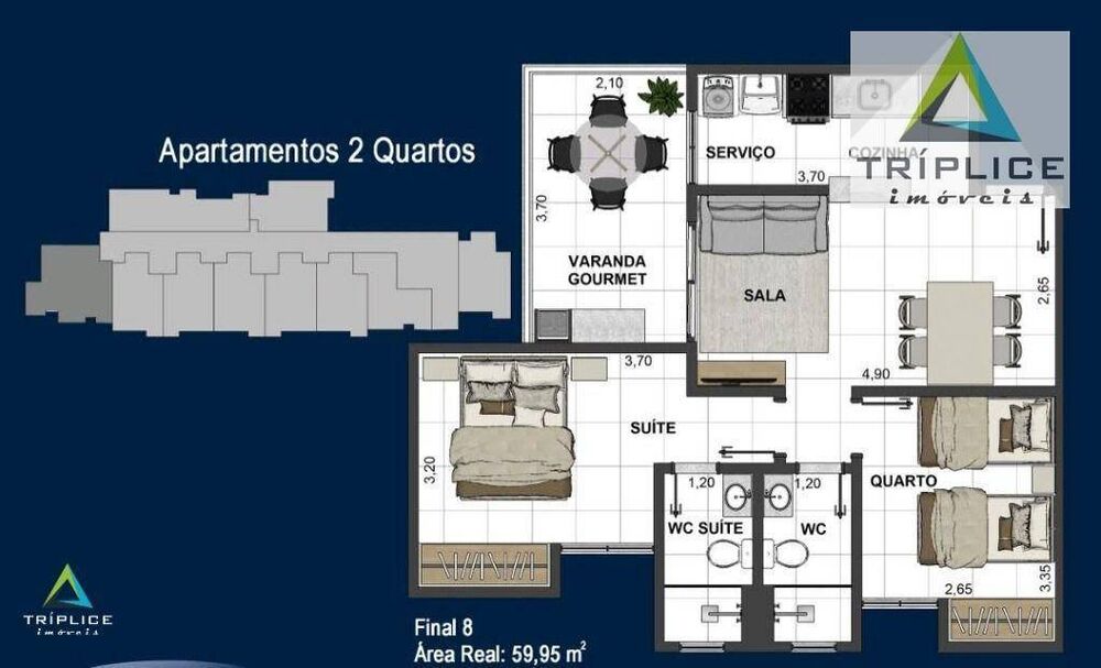 Loft à venda com 1 quarto, 59m² - Foto 10