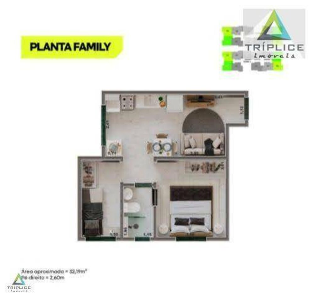 Apartamento à venda com 1 quarto, 48m² - Foto 8