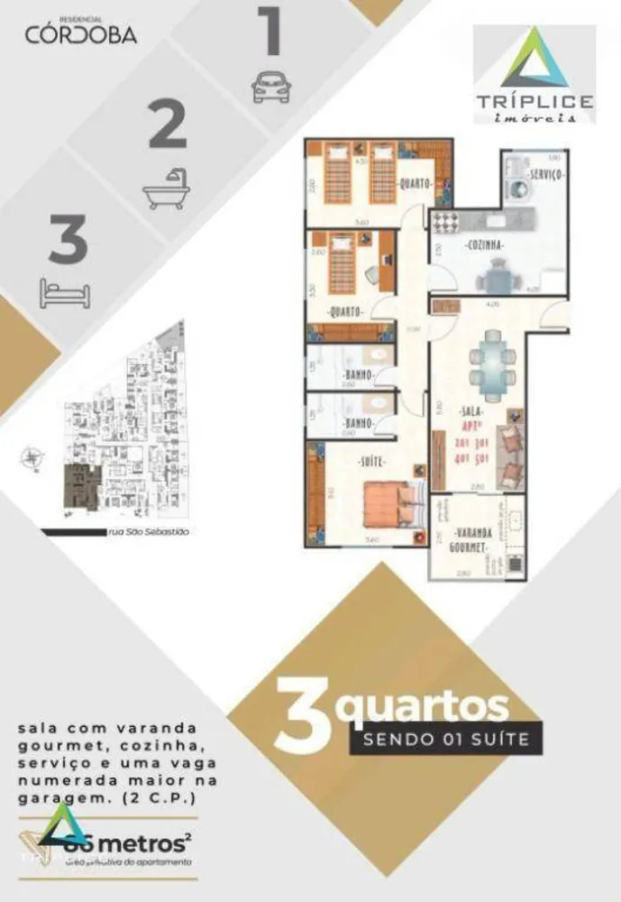 Apartamento, 2 quartos, 54 m² - Foto 19