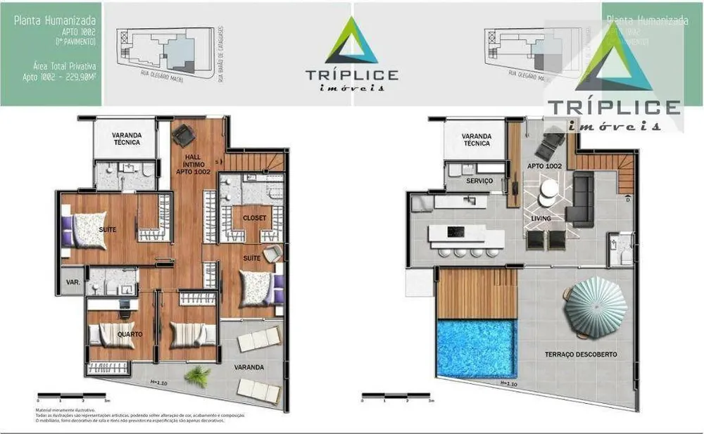 Cobertura, 4 quartos, 230 m² - Foto 3