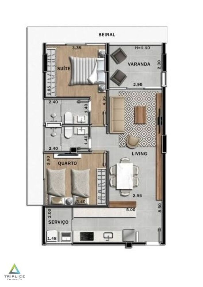 Cobertura, 3 quartos, 208 m² - Foto 5