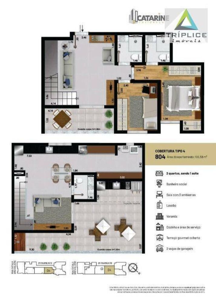 Apartamento, 3 quartos, 73 m² - Foto 3