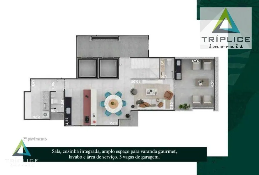 Cobertura, 3 quartos, 200 m² - Foto 9