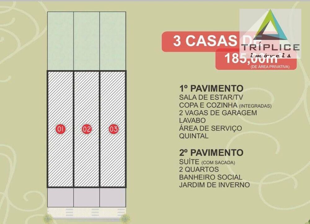 Casa, 3 quartos, 185 m² - Foto 2