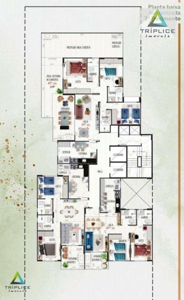 Apartamento, 2 quartos, 123 m² - Foto 2