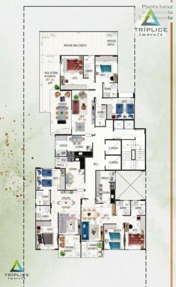 Cobertura, 4 quartos, 161 m² - Foto 2