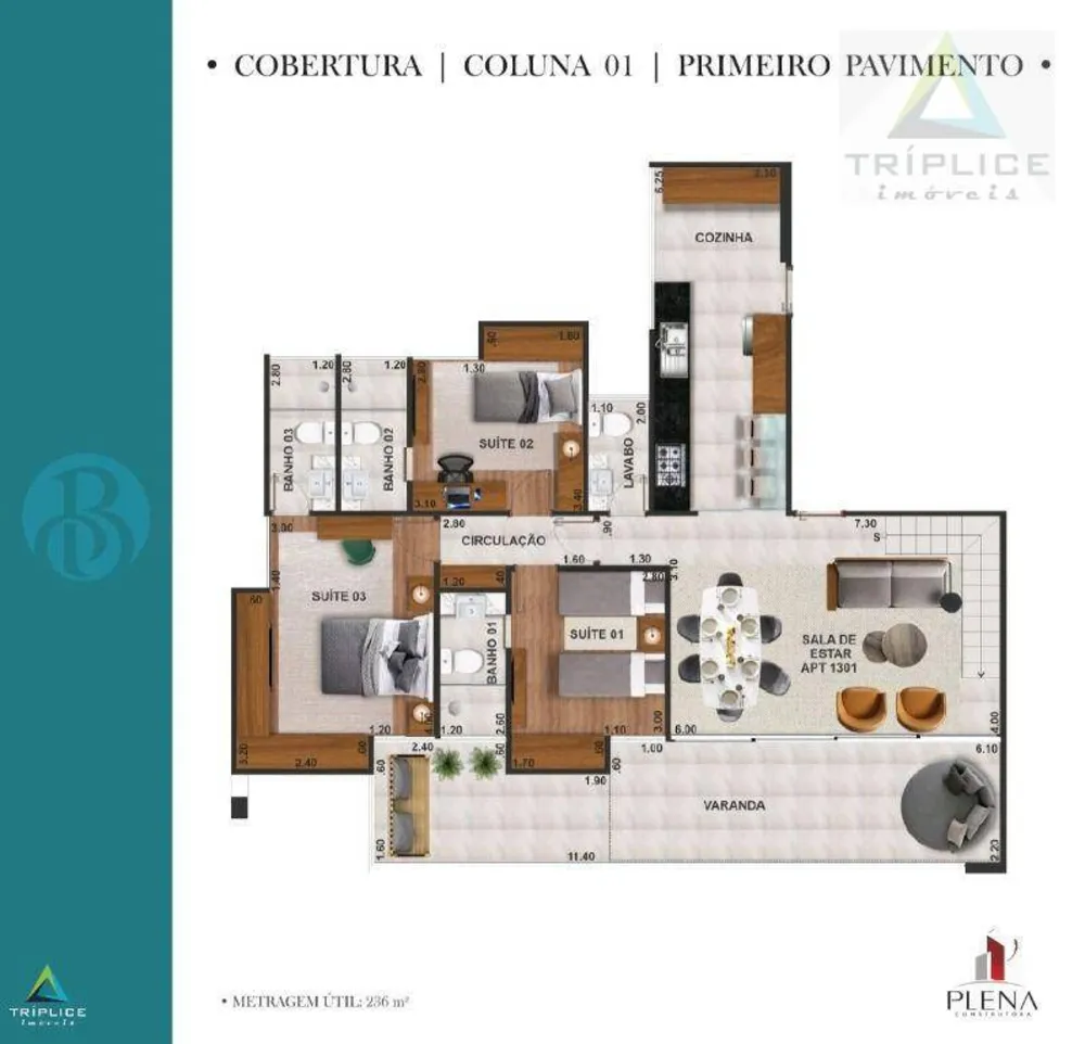 Apartamento, 3 quartos, 171 m² - Foto 10