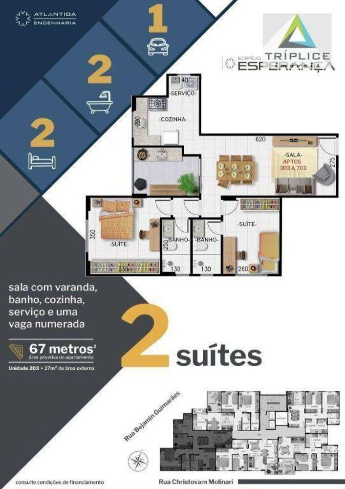Apartamento, 2 quartos, 67 m² - Foto 5