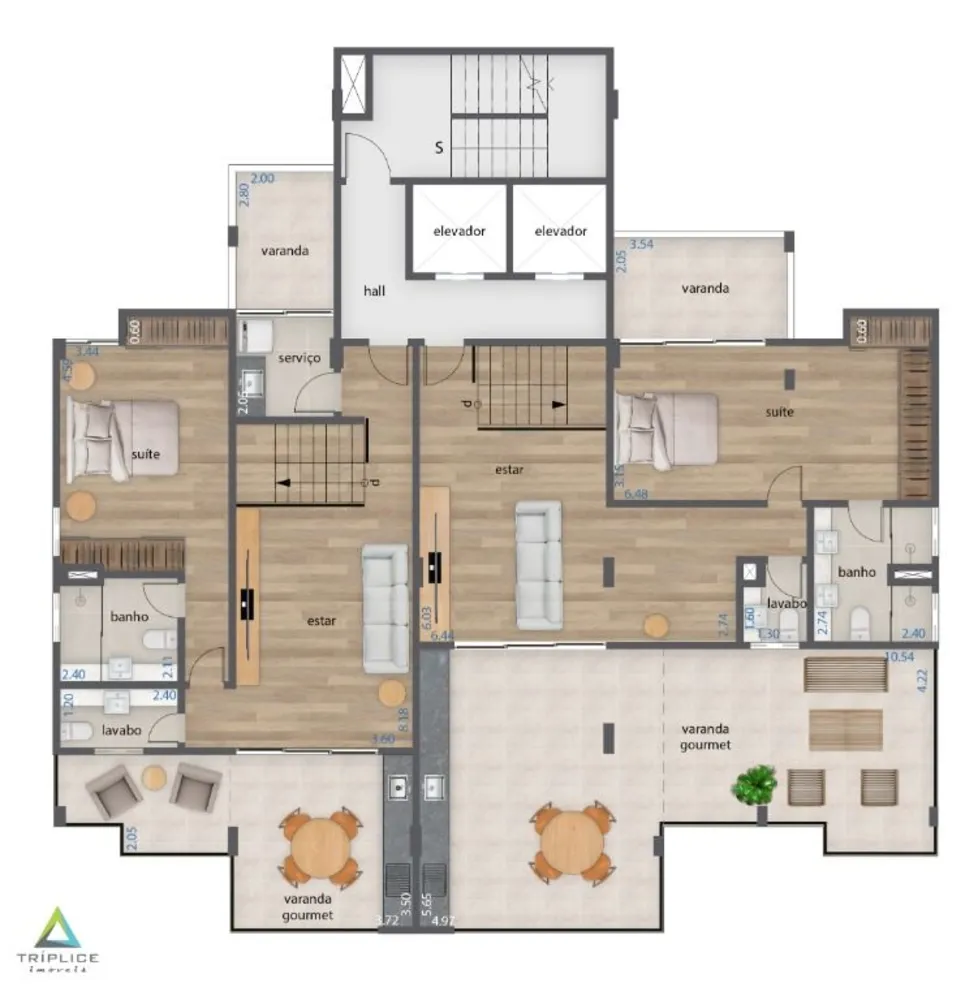 Cobertura, 4 quartos, 250 m² - Foto 6