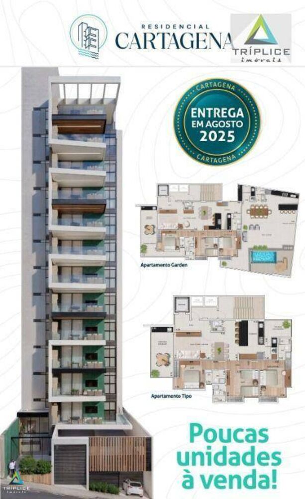 Apartamento à venda com 3 quartos, 134m² - Foto 3