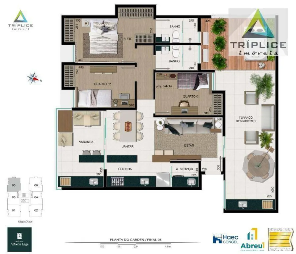 Cobertura, 3 quartos, 178 m² - Foto 11