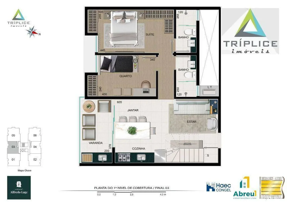 Cobertura, 3 quartos, 178 m² - Foto 14