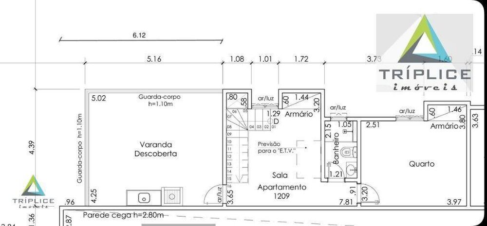 Cobertura, 3 quartos, 135 m² - Foto 8