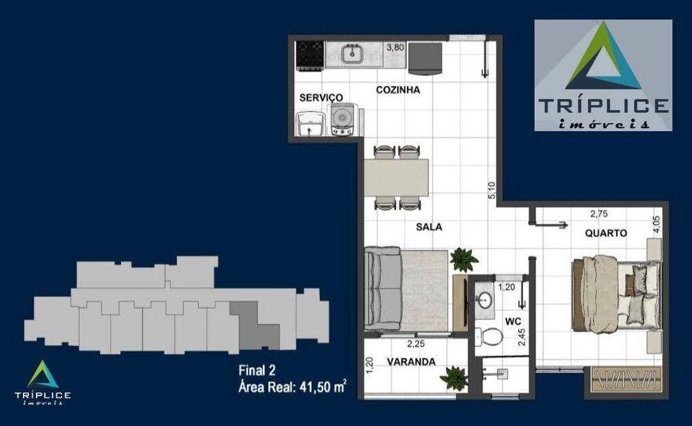 Cobertura, 3 quartos, 135 m² - Foto 3