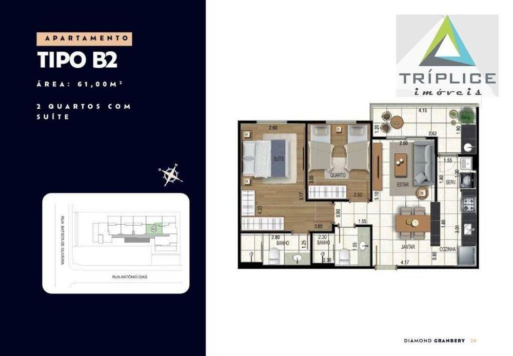 Apartamento, 2 quartos, 51 m² - Foto 29