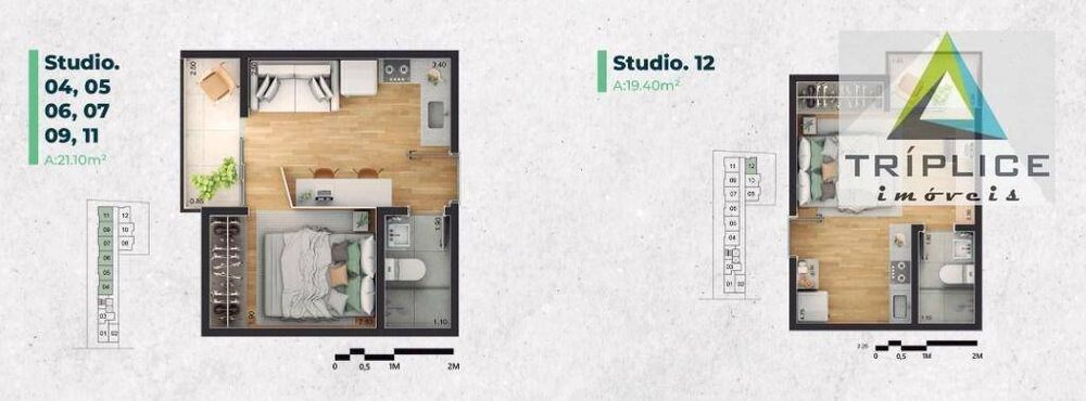 Kitnet-Studio, 22 m² - Foto 13