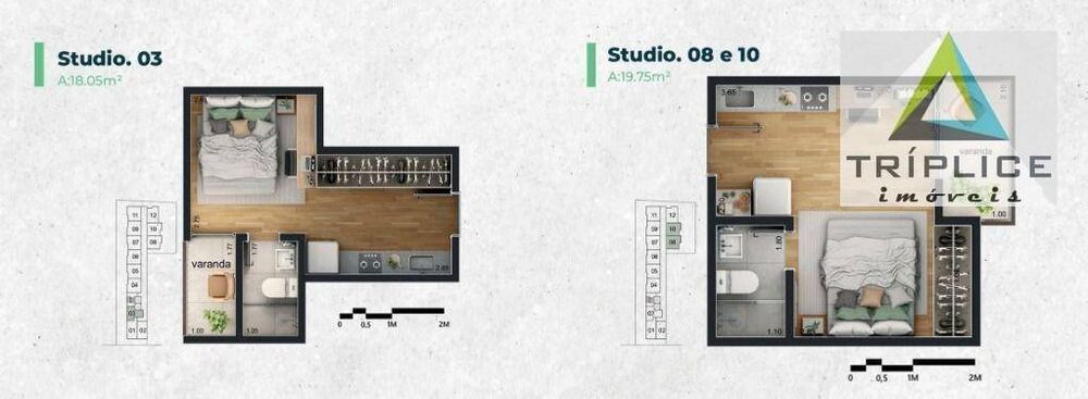 Kitnet-Studio, 22 m² - Foto 7