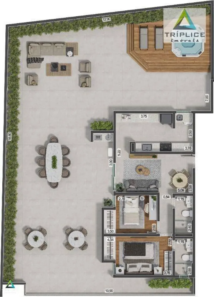 Apartamento, 2 quartos, 61 m² - Foto 13