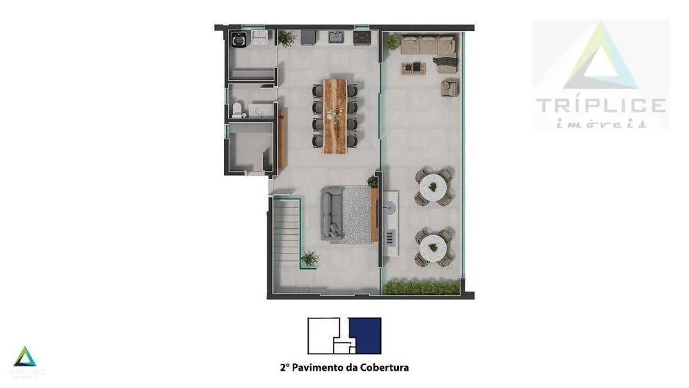Cobertura, 3 quartos, 179 m² - Foto 14