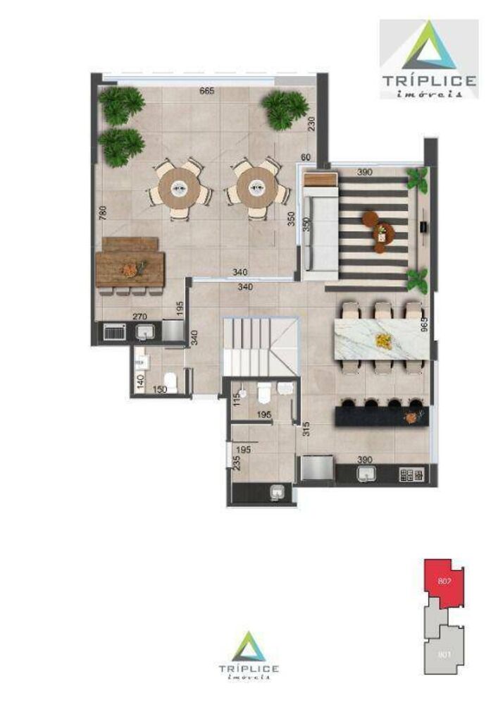 Cobertura à venda com 4 quartos, 220m² - Foto 8