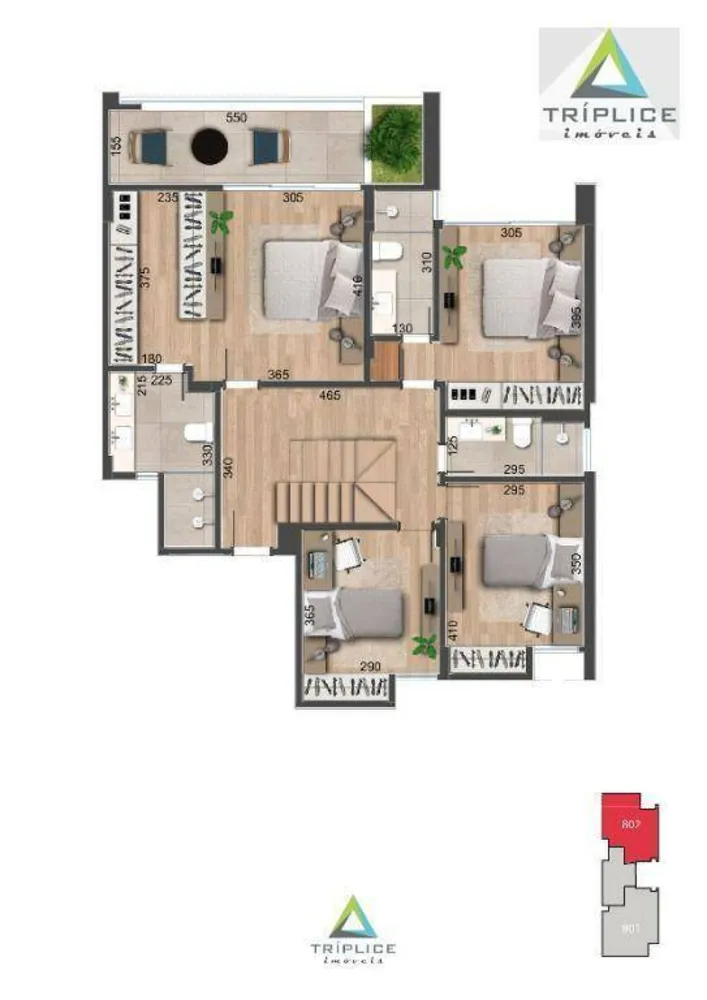 Cobertura, 4 quartos, 220 m² - Foto 19