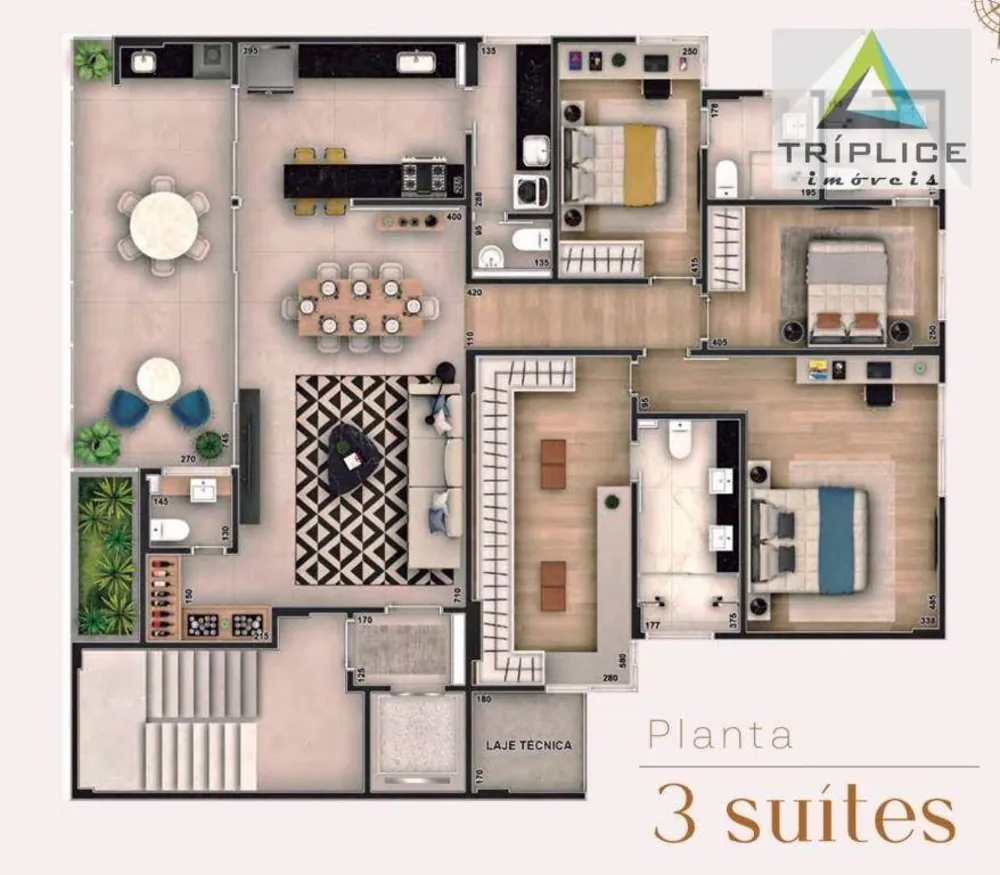 Cobertura, 5 quartos, 352 m² - Foto 18