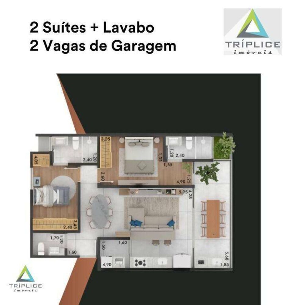 Apartamento, 2 quartos, 76 m² - Foto 8