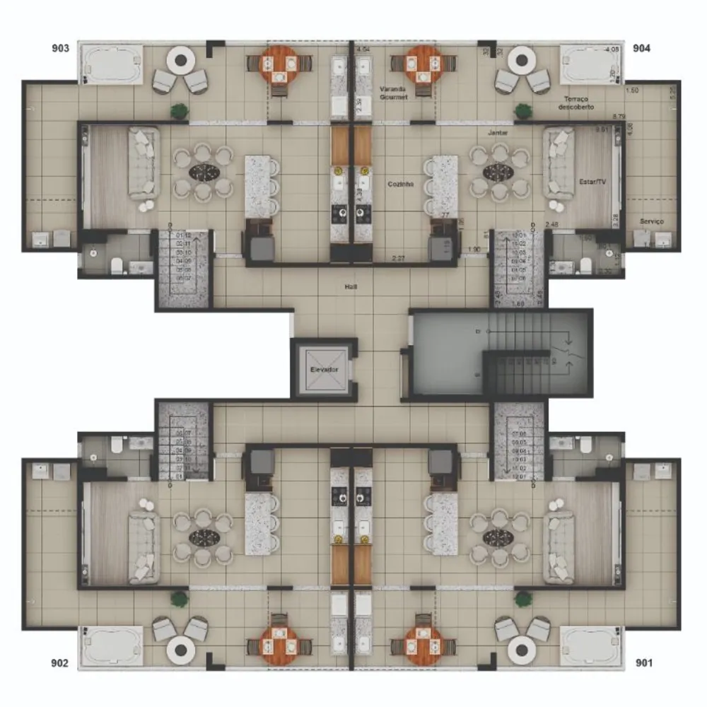 Apartamento, 2 quartos, 122 m² - Foto 15