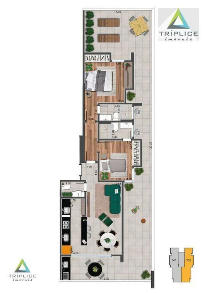 Apartamento, 2 quartos, 80 m² - Foto 10