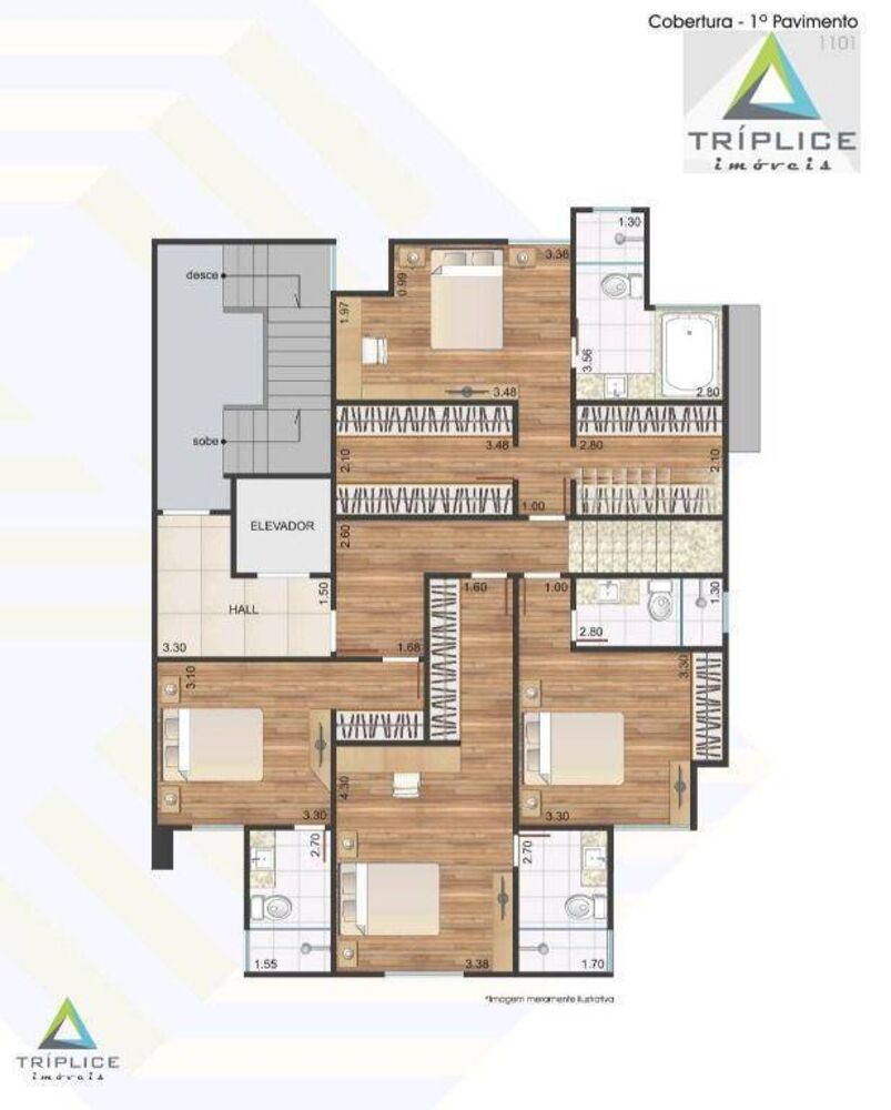 Apartamento, 3 quartos, 125 m² - Foto 4