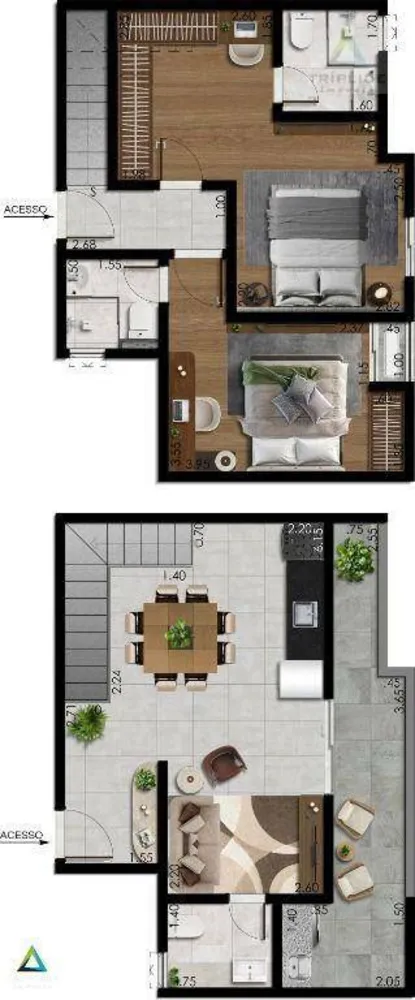 Cobertura, 2 quartos, 85 m² - Foto 2