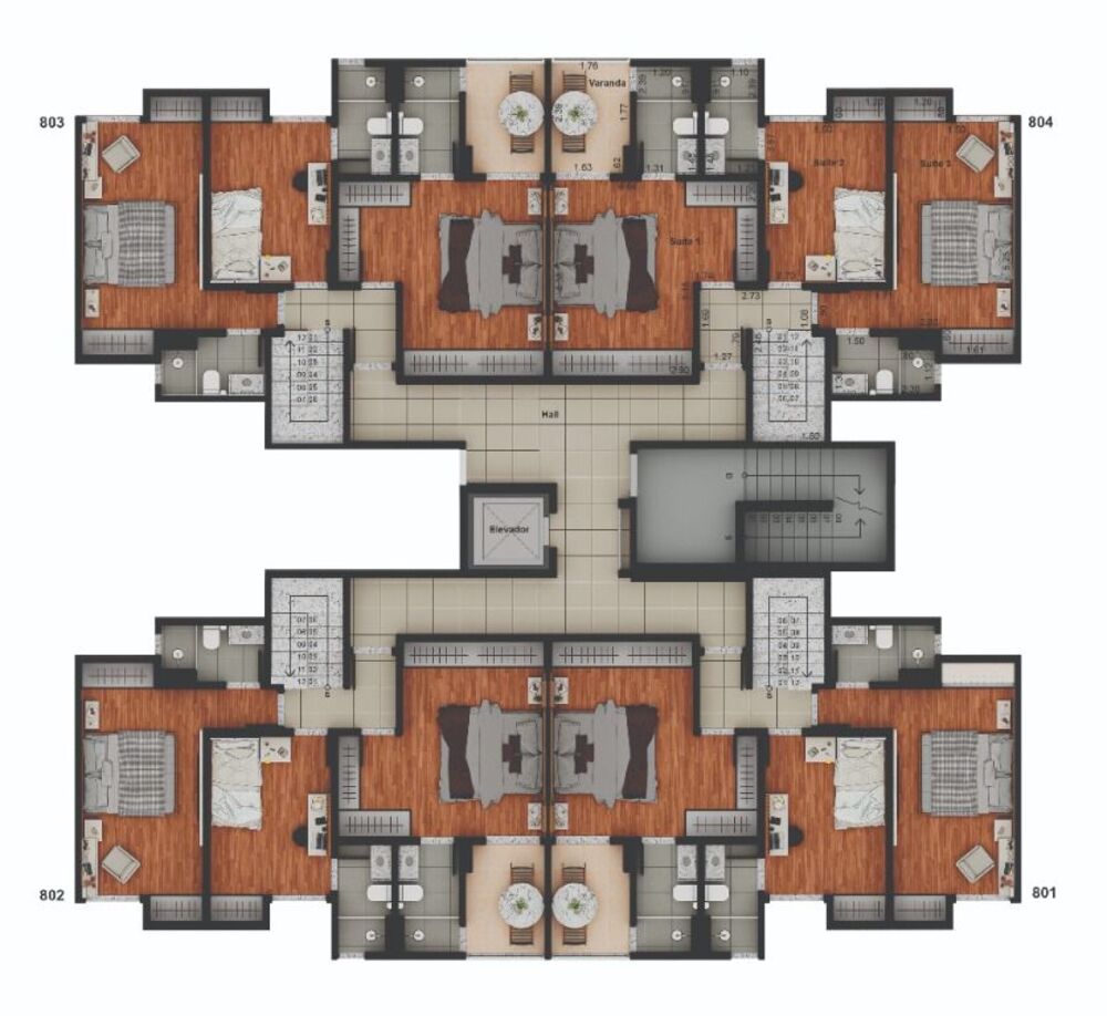 Apartamento, 2 quartos, 76 m² - Foto 4