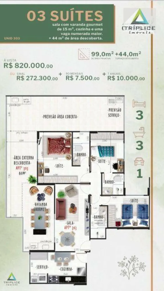 Apartamento, 2 quartos, 72 m² - Foto 10