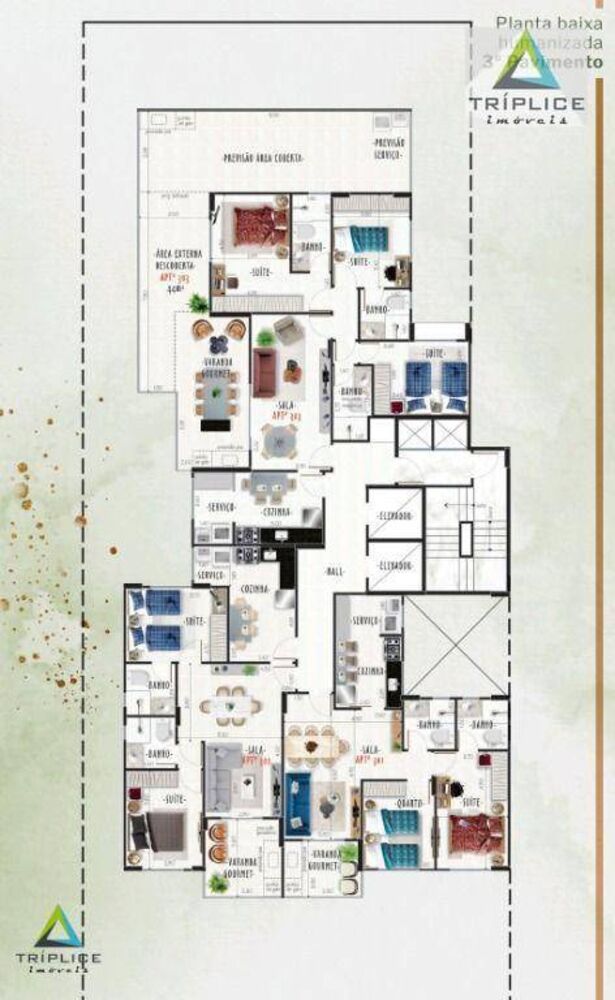 Apartamento, 2 quartos, 72 m² - Foto 3