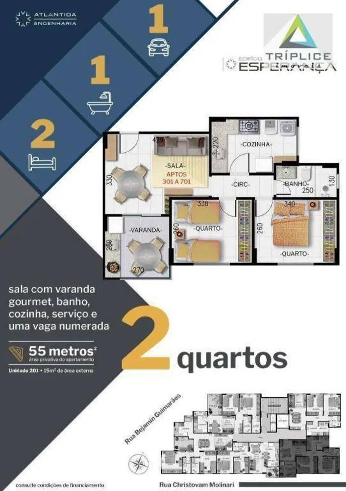 Apartamento, 2 quartos, 48 m² - Foto 8