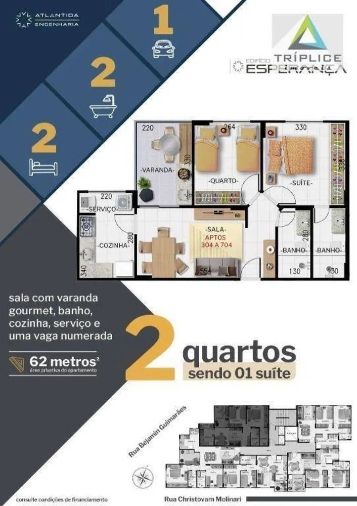 Apartamento, 2 quartos, 48 m² - Foto 11