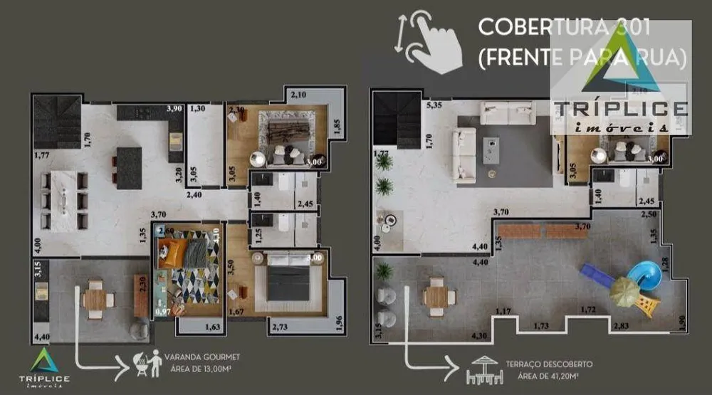 Cobertura, 4 quartos, 196 m² - Foto 13