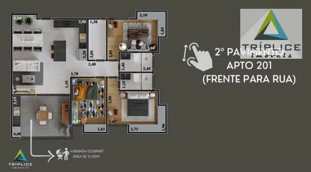 Cobertura, 4 quartos, 196 m² - Foto 9