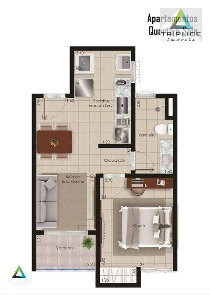 Apartamento, 1 quarto, 42 m² - Foto 16