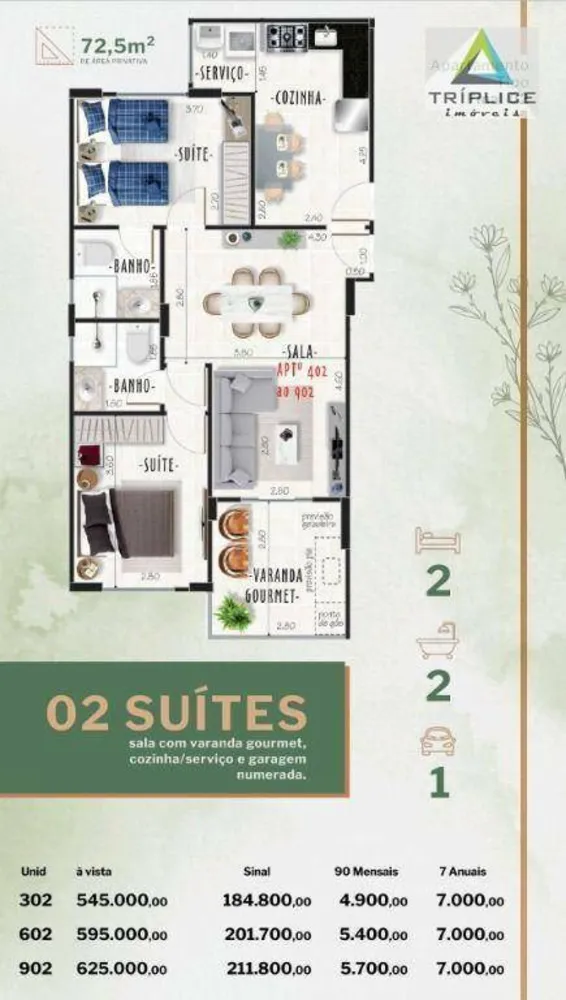 Apartamento, 2 quartos, 111 m² - Foto 10