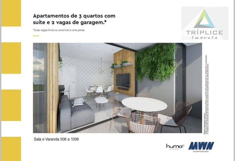 Apartamento à venda com 3 quartos, 73m² - Foto 2