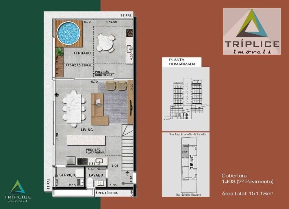 Cobertura à venda com 3 quartos, 158m² - Foto 10